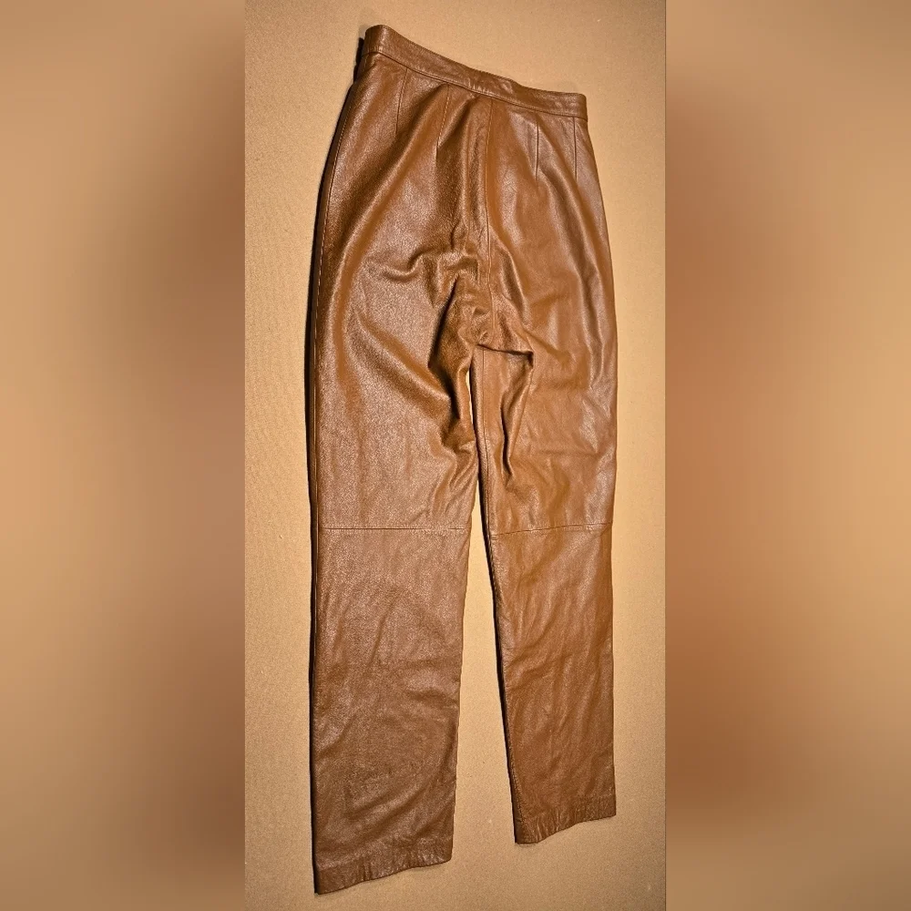 Mixit brown leather pants - Picture 2 of 7